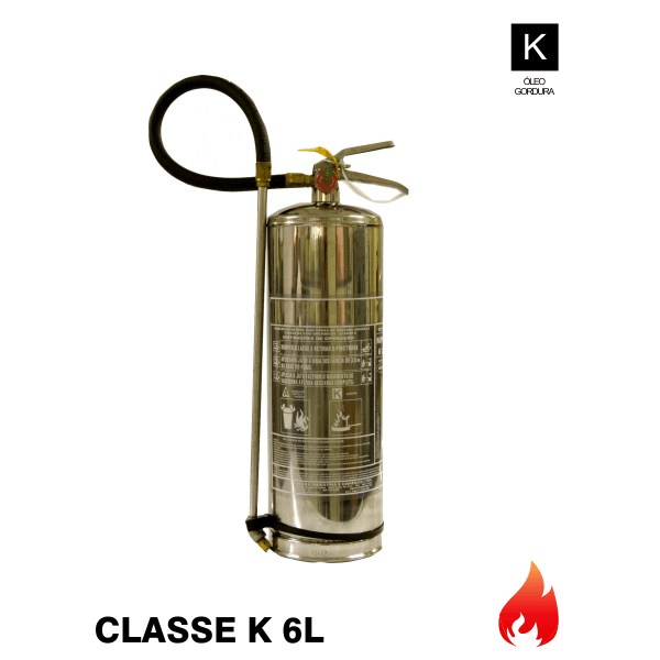 Extintor de Incêndio Classe K Cozinha – 6L