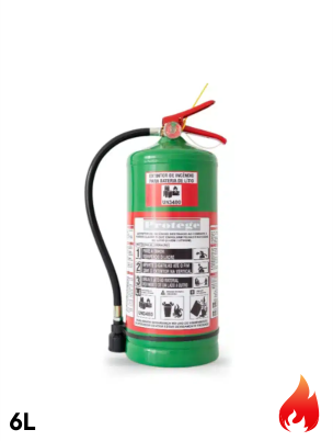 Extintor para bateria de lítio - 6l