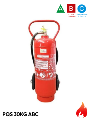 Extintor de Incêndio Pó Químico Seco Abc – 30kg 